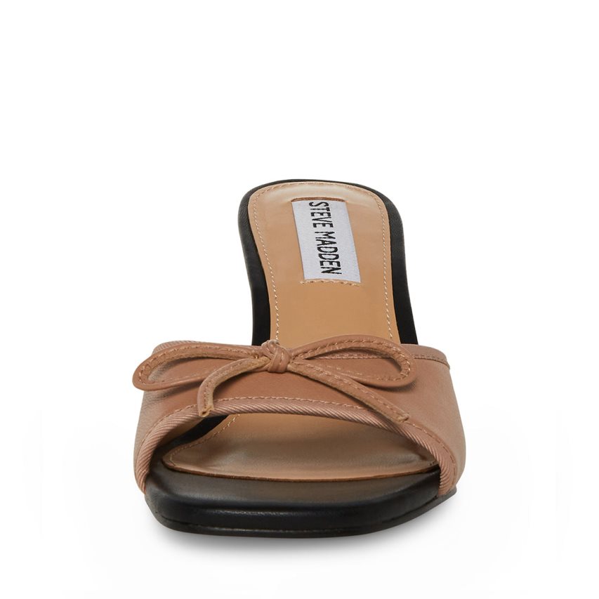 Mulas Steve Madden Emory Cuero Mujer Marrones | ES TG293S